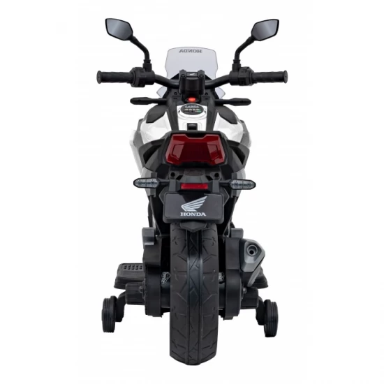 Motocicleta electrica pentru copii HONDA NC750X, roti si scaun din plastic, 103x41x74 cm, putere 70W - Alb Motocicleta electrica pentru copii HONDA NC750X, roti si scaun din plastic, 103x41x74 cm, putere 70W - Alb