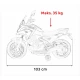 Motocicleta electrica pentru copii HONDA NC750X, roti si scaun din plastic, 103x41x74 cm, putere 70W - Alb Motocicleta electrica pentru copii HONDA NC750X, roti si scaun din plastic, 103x41x74 cm, putere 70W - Alb