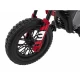Motocicleta electrica PANTONE 361C, roti EVA + 2 roti ajutatoare, scaun tapitat, 108x59x72 cm, putere 60W - Rosu Motocicleta electrica PANTONE 361C, roti EVA + 2 roti ajutatoare, scaun tapitat, 108x59x72 cm, putere 60W - Rosu