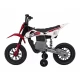 Motocicleta electrica PANTONE 361C, roti EVA + 2 roti ajutatoare, scaun tapitat, 108x59x72 cm, putere 60W - Rosu Motocicleta electrica PANTONE 361C, roti EVA + 2 roti ajutatoare, scaun tapitat, 108x59x72 cm, putere 60W - Rosu