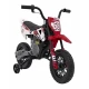 Motocicleta electrica PANTONE 361C, roti EVA + 2 roti ajutatoare, scaun tapitat, 108x59x72 cm, putere 60W - Rosu Motocicleta electrica PANTONE 361C, roti EVA + 2 roti ajutatoare, scaun tapitat, 108x59x72 cm, putere 60W - Rosu