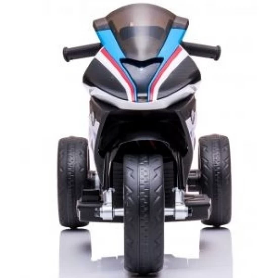 Motocicleta electrica pentru copii BMW HP4, 84x55x42 cm, varsta 2-5 ani, roti si scaun din plastic, putere 60W - Alb Motocicleta electrica pentru copii BMW HP4, 84x55x42 cm, varsta 2-5 ani, roti si scaun din plastic, putere 60W - Alb