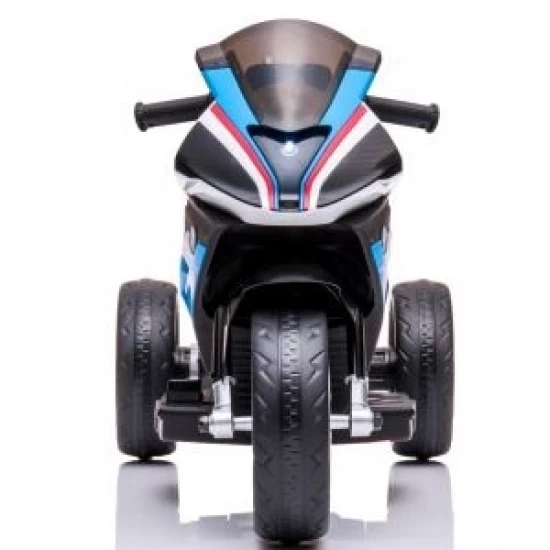 Motocicleta electrica pentru copii BMW HP4, 84x55x42 cm, varsta 2-5 ani, roti si scaun din plastic, putere 60W - Albastru Motocicleta electrica pentru copii BMW HP4, 84x55x42 cm, varsta 2-5 ani, roti si scaun din plastic, putere 60W - Albastru