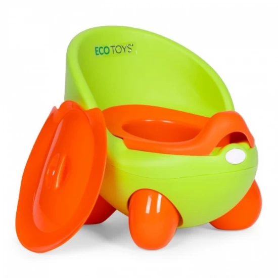 Olita pentru copii, insertie detasabila, picioare antiderapante Ecotoys PP112 - Verde Olita pentru copii, insertie detasabila, picioare antiderapante Ecotoys PP112 - Verde