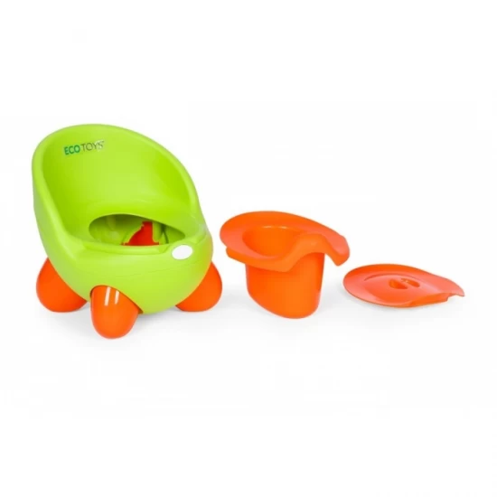 Olita pentru copii, insertie detasabila, picioare antiderapante Ecotoys PP112 - Verde Olita pentru copii, insertie detasabila, picioare antiderapante Ecotoys PP112 - Verde
