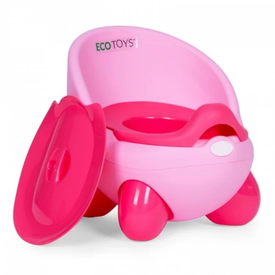 Olita pentru copii, insertie detasabila, picioare antiderapante Ecotoys PP112 - Roz Olita pentru copii, insertie detasabila, picioare antiderapante Ecotoys PP112 - Roz