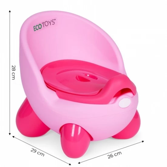 Olita pentru copii, insertie detasabila, picioare antiderapante Ecotoys PP112 - Roz Olita pentru copii, insertie detasabila, picioare antiderapante Ecotoys PP112 - Roz