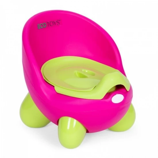 Olita pentru copii, insertie detasabila, picioare antiderapante Ecotoys PP112 - Roz-Verde Olita pentru copii, insertie detasabila, picioare antiderapante Ecotoys PP112 - Roz-Verde