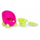 Olita pentru copii, insertie detasabila, picioare antiderapante Ecotoys PP112 - Roz-Verde Olita pentru copii, insertie detasabila, picioare antiderapante Ecotoys PP112 - Roz-Verde