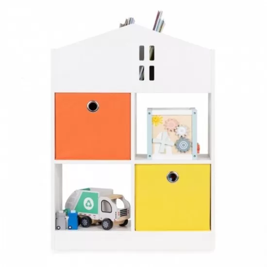 Organizator pentru jucariile copiilor in forma de casuta Ecotoys ZKB-03A Organizator pentru jucariile copiilor in forma de casuta Ecotoys ZKB-03A