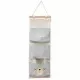 Organizator textil de perete cu 3 compartimente Ecotoys OR90WZ1 - Gri Organizator textil de perete cu 3 compartimente Ecotoys OR90WZ1 - Gri