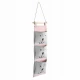 Organizator textil de perete cu 3 compartimente Nukido NK-403 - Roz Organizator textil de perete cu 3 compartimente Nukido NK-403 - Roz