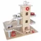 Parcare din lemn cu etaje, lift si masinute Ecotoys Parcare din lemn cu etaje, lift si masinute Ecotoys