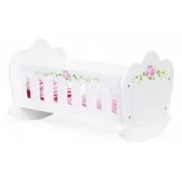Patut balansoar din lemn pentru papusi Ecotoys
