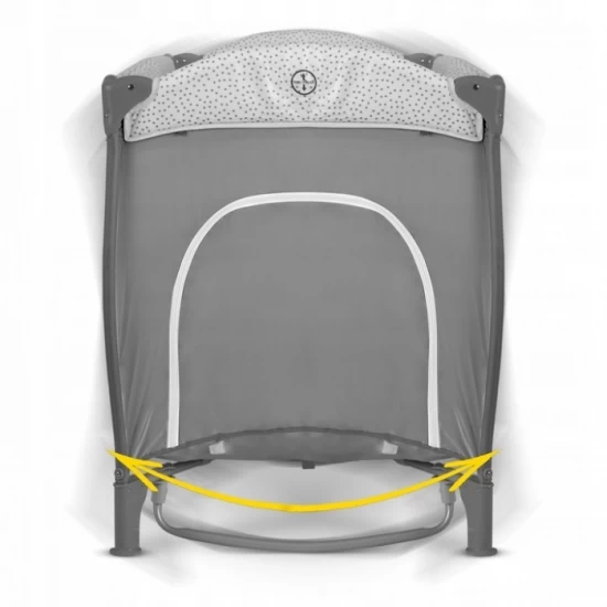 Patut pliabil 125 x 65 x 78 cm Ricokids RK-241 - Gri Patut pliabil 125 x 65 x 78 cm Ricokids RK-241 - Gri