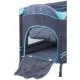 Patut pliabil cu 2 nivele Ecotoys - Bleumarin