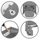 Patut pliabil Kidwell Blissy Duo Gray Patut pliabil Kidwell Blissy Duo Gray