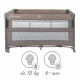Patut pliabil Kidwell Blissy Lift Beige