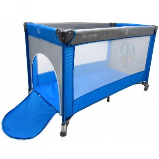 Patut pliabil R-Sport K1 - Albastru Patut pliabil R-Sport K1 - Albastru