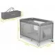 Patut pliabil Ricokids RK-240 Gri cu verde Patut pliabil Ricokids RK-240 Gri cu verde