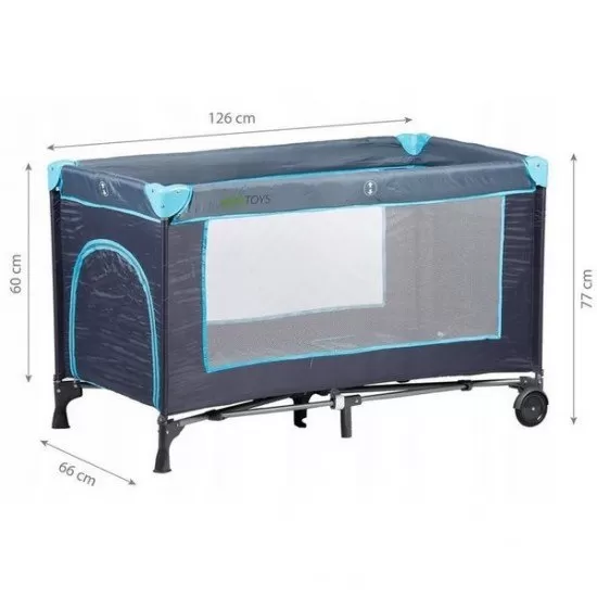 Patut pliabil Simple Ecotoys - Bleumarin Patut pliabil Simple Ecotoys - Bleumarin