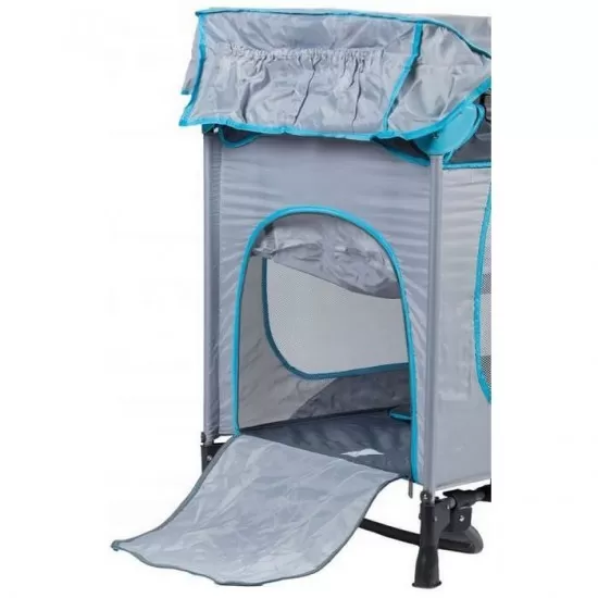 Patut pliant Ecotoys cu functie de leganare Patut pliant Ecotoys cu functie de leganare