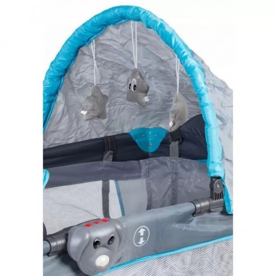 Patut pliant Ecotoys cu functie de leganare Patut pliant Ecotoys cu functie de leganare