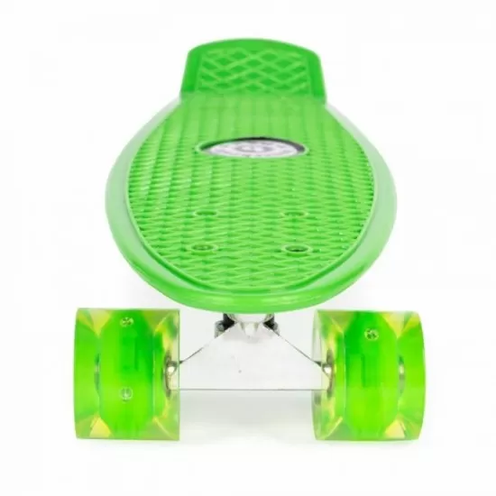 Penny board pentru copii cu lumini LED - Verde Penny board pentru copii cu lumini LED - Verde