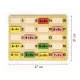 Piese tip domino cu calcule matematice si tabla Ecotoys Piese tip domino cu calcule matematice si tabla Ecotoys
