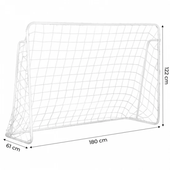 Poarta de fotbal 180 x 122 cm cu covoras de antrenament Ecotoys DS58010+M
