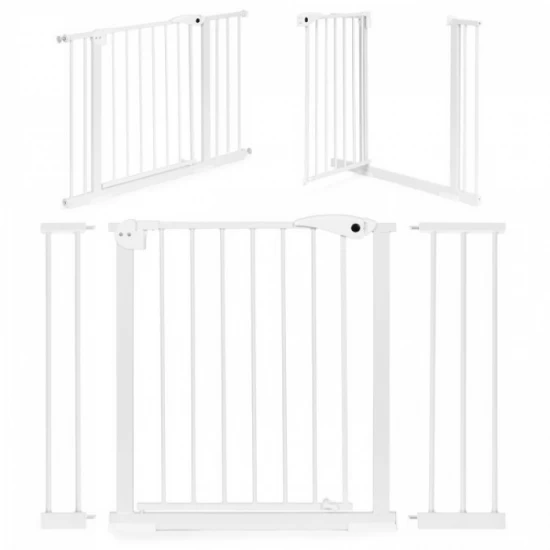 Poarta de siguranta 74-105 cm Ecotoys SG-012-W - Alb