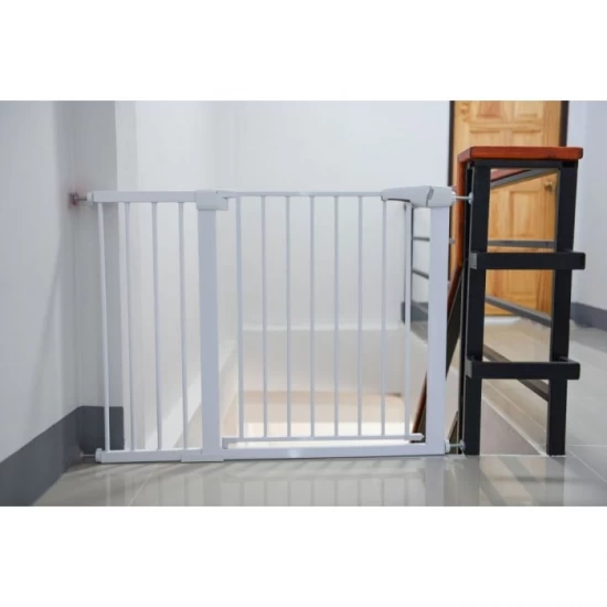 Poarta de siguranta 74-105 cm Ecotoys SG-012-W - Alb