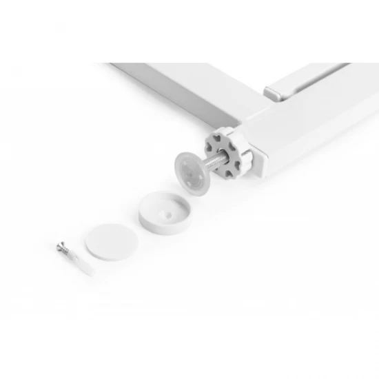 Poarta de siguranta 74-105 cm Ecotoys SG-012-W - Alb