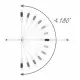 Poarta de siguranta 74-105 cm Kidwell Guarda - Alb Poarta de siguranta 74-105 cm Kidwell Guarda - Alb