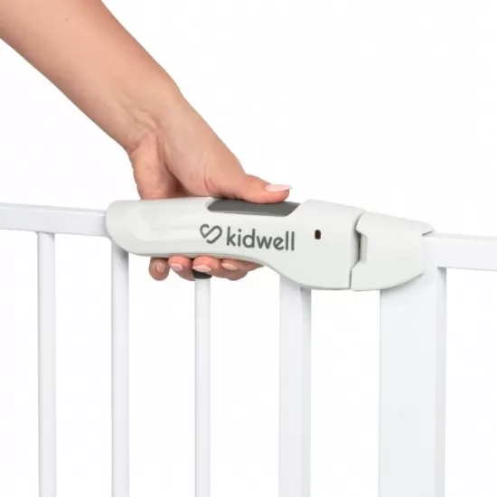 Poarta de siguranta 74-105 cm Kidwell Guarda - Alb Poarta de siguranta 74-105 cm Kidwell Guarda - Alb