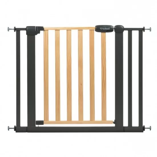 Poarta de siguranta 74-105 cm Kidwell Trasti - Negru Poarta de siguranta 74-105 cm Kidwell Trasti - Negru