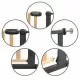 Poarta de siguranta 74-105 cm Kidwell Trasti - Negru Poarta de siguranta 74-105 cm Kidwell Trasti - Negru