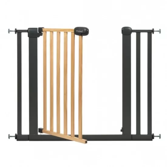 Poarta de siguranta 74-105 cm Kidwell Trasti - Negru Poarta de siguranta 74-105 cm Kidwell Trasti - Negru
