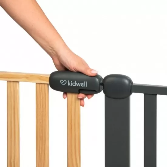 Poarta de siguranta 74-105 cm Kidwell Trasti - Negru Poarta de siguranta 74-105 cm Kidwell Trasti - Negru