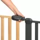 Poarta de siguranta 74-105 cm Kidwell Trasti - Negru Poarta de siguranta 74-105 cm Kidwell Trasti - Negru