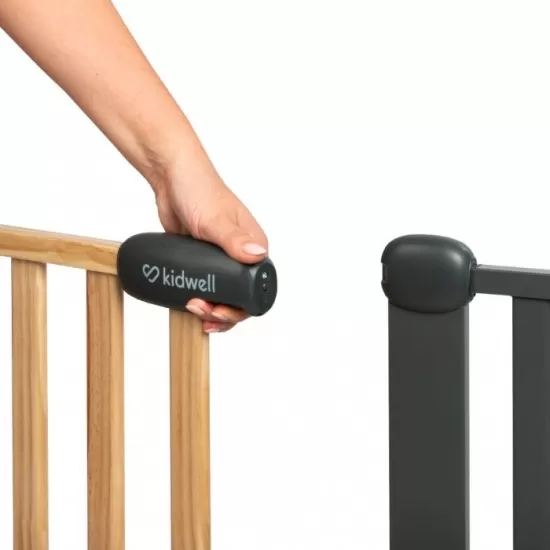 Poarta de siguranta 74-105 cm Kidwell Trasti - Negru Poarta de siguranta 74-105 cm Kidwell Trasti - Negru