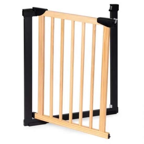 Poarta de siguranta 74-80 cm Ecotoys SF-011A-BC - Lemn Metal