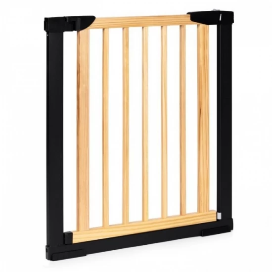 Poarta de siguranta 74-80 cm Ecotoys SF-011A-BC - Lemn Metal