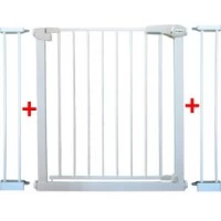 Poarta de siguranta din metal 79-105 cm R-Sport S2 - Alb