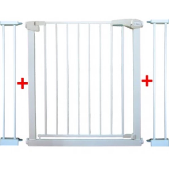 Poarta de siguranta din metal 79-105 cm R-Sport S2 - Alb