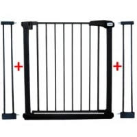 Poarta de siguranta din metal 79-105 cm R-Sport S2 - Negru