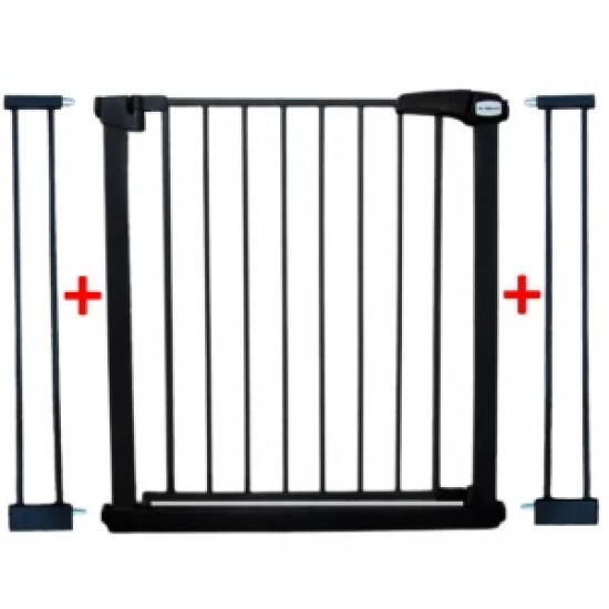 Poarta de siguranta din metal 79-105 cm R-Sport S2 - Negru