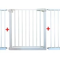 Poarta de siguranta din metal 79-115 cm R-Sport S3 - Alb