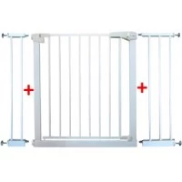 Poarta de siguranta din metal 79-115 cm R-Sport S3 - Alb