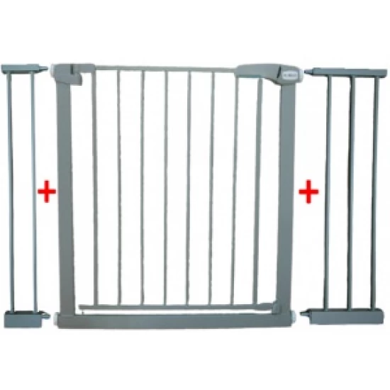 Poarta de siguranta din metal 79-115 cm R-Sport S3 - Gri